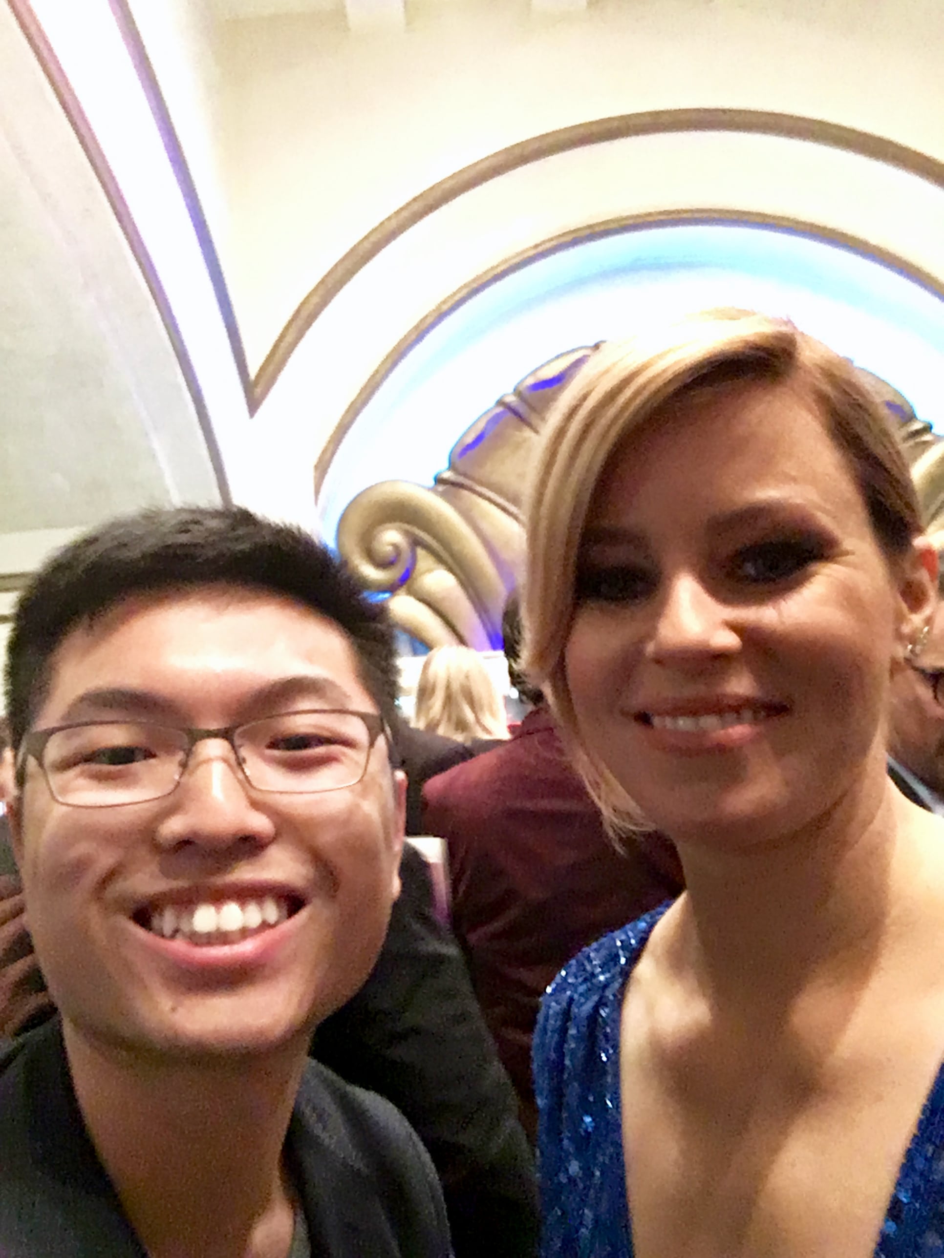 Elizabeth Banks and I.