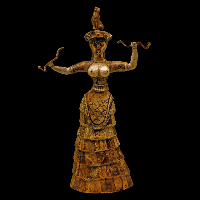 dancing ancient goddess figurine