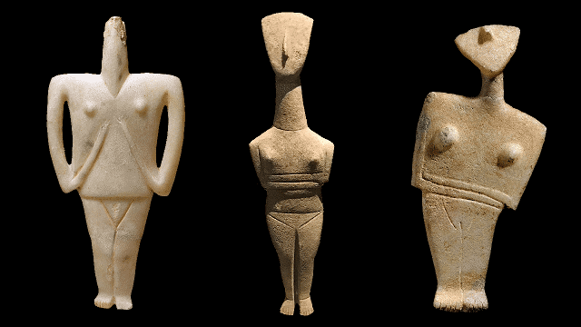 dancing ancient goddess figurine