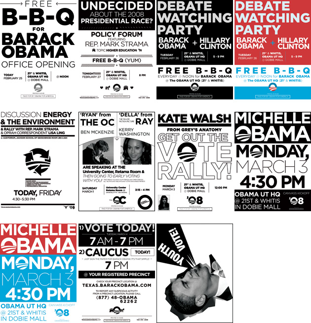 OBAMA flyers