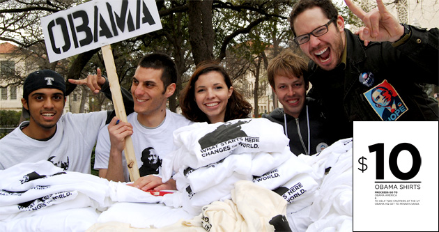 OBAMA shirt table photo